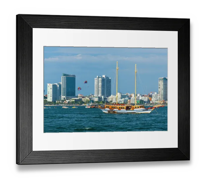 Framed Print : Pattaya City, Thailand