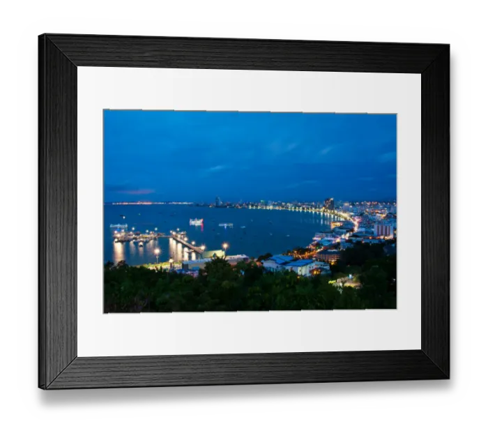 Framed Print : Pattaya City, Thailand Framed Print : Pattaya City, Thailand