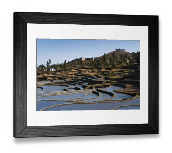 Framed Print : Yuanyang rice terrace, Yunnan, China Framed Print : Yuanyang rice terrace, Yunnan, China