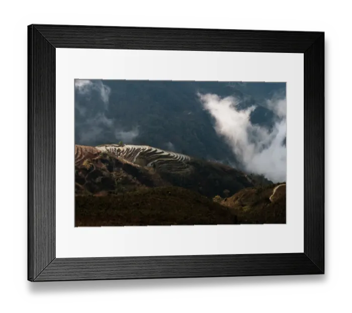 Framed Print : Yuanyang rice terrace, Yunnan, China Framed Print : Yuanyang rice terrace, Yunnan, China