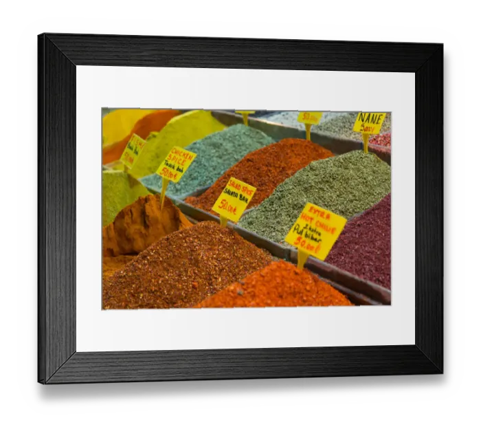 Framed Print : Turkish spices Framed Print : Turkish spices