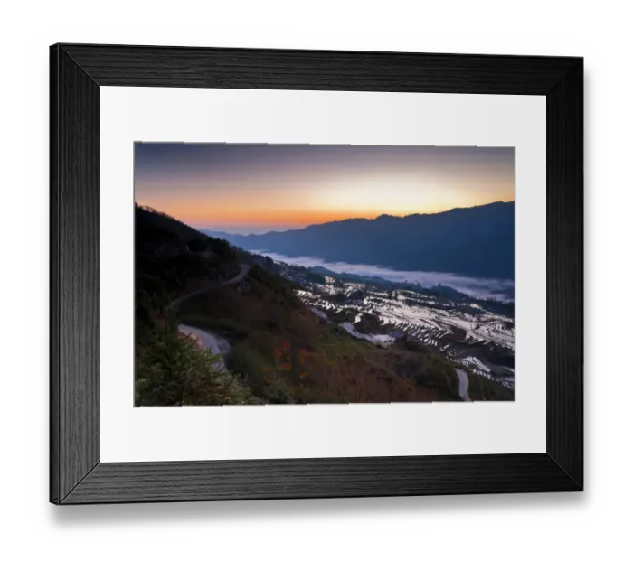 Framed Print : Yuanyang rice terrace Framed Print : Yuanyang rice terrace