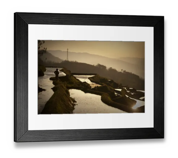 Framed Print : Yuanyang rice terrace, Yunnan, China Framed Print : Yuanyang rice terrace, Yunnan, China