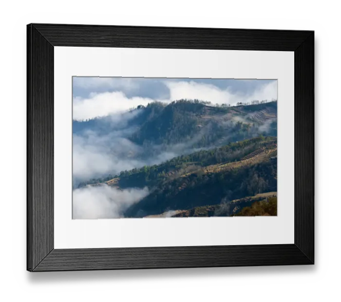 Framed Print : Yuanyang rice terrace, Yunnan, China Framed Print : Yuanyang rice terrace, Yunnan, China
