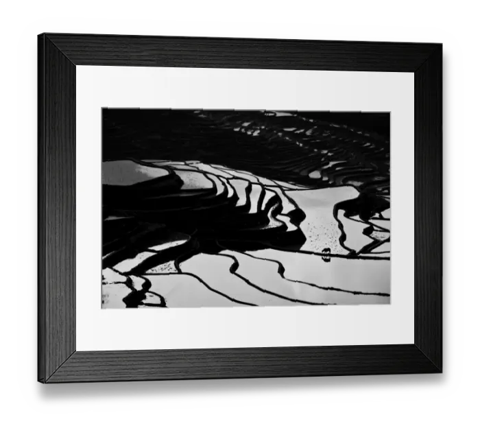Framed Print : Yuanyang rice terrace