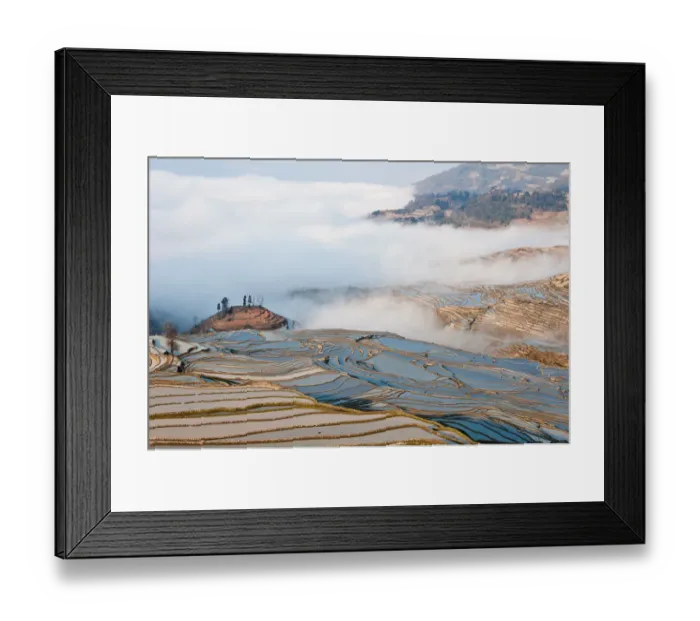 Framed Print : Yuanyang rice terrace, Yunnan, China Framed Print : Yuanyang rice terrace, Yunnan, China
