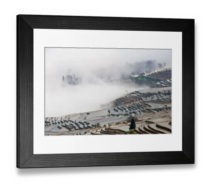 Framed Print : Yuanyang rice terrace Framed Print : Yuanyang rice terrace