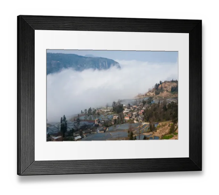 Framed Print : Yuanyang rice terrace, Yunnan, China Framed Print : Yuanyang rice terrace, Yunnan, China