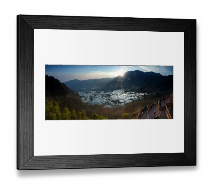 Framed Print : Yuanyang rice terrace, Yunnan, China Framed Print : Yuanyang rice terrace, Yunnan, China