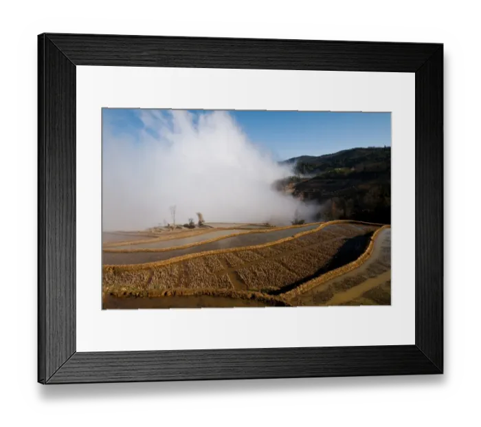 Framed Print : Yuanyang rice terrace, Yunnan, China Framed Print : Yuanyang rice terrace, Yunnan, China