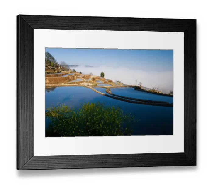 Framed Print : Yuanyang rice terrace, Yunnan, China Framed Print : Yuanyang rice terrace, Yunnan, China
