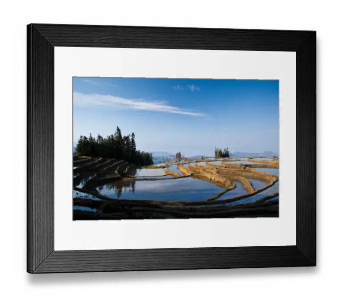 Framed Print : Yuanyang rice terrace, Yunnan, China Framed Print : Yuanyang rice terrace, Yunnan, China