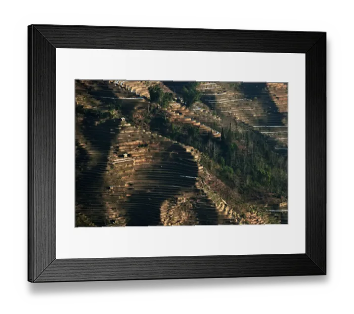 Framed Print : Yuanyang rice terrace, Yunnan, China Framed Print : Yuanyang rice terrace, Yunnan, China