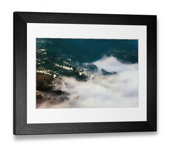 Framed Print : Yuanyang rice terrace, Yunnan, China Framed Print : Yuanyang rice terrace, Yunnan, China