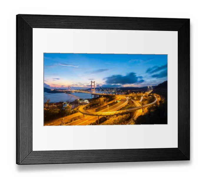 Framed Print : Tsing Ma Bridge, Hong Kong Framed Print : Tsing Ma Bridge, Hong Kong