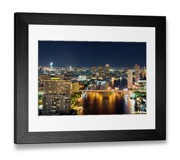 Framed Print : Bangkok cityscape