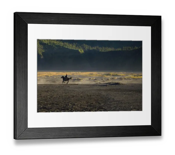 Framed Print : Bromo horseman, MT. Bromo Indonesia Framed Print : Bromo horseman, MT. Bromo Indonesia