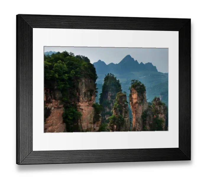 Framed Print : Zhangjiajie National Forest Park, China