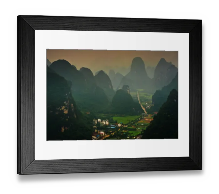 Framed Print : Yangshuo County, China