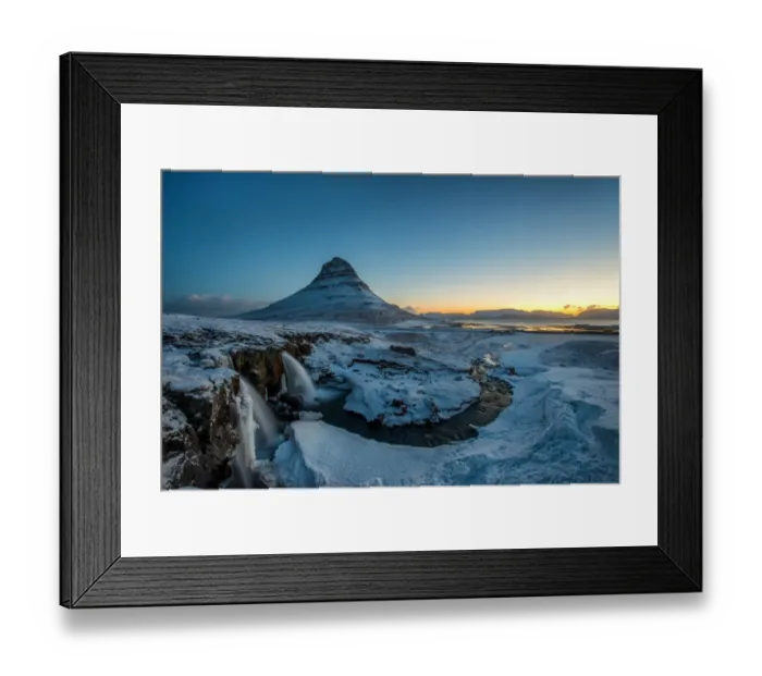 Framed Print : Kirkjufell in the moring time, Iceland Framed Print : Kirkjufell in the moring time, Iceland