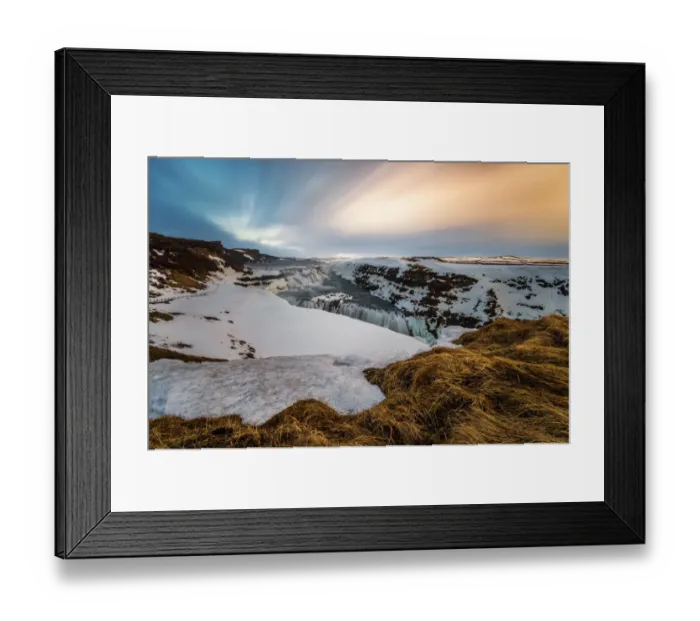 Framed Print : Gullfoss falls, Iceland Framed Print : Gullfoss falls, Iceland