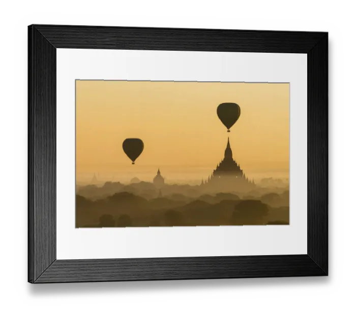 Framed Print : Balloons over Bagan Framed Print : Balloons over Bagan