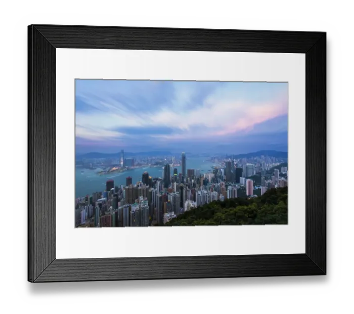 Framed Print : Hong Kong City Framed Print : Hong Kong City