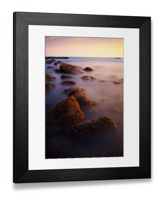 Framed Print : Smooth tone seascape, Rayong, Thailand Framed Print : Smooth tone seascape, Rayong, Thailand
