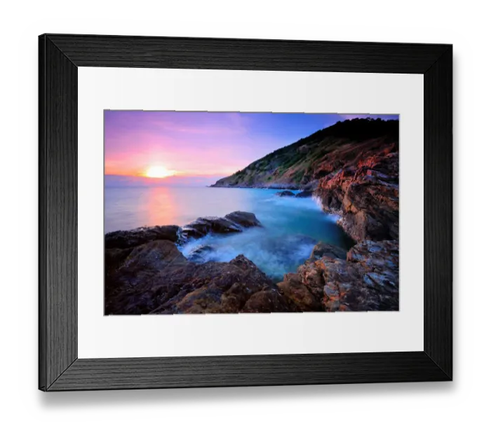 Framed Print : Sunset Khao laem ya national park Framed Print : Sunset Khao laem ya national park