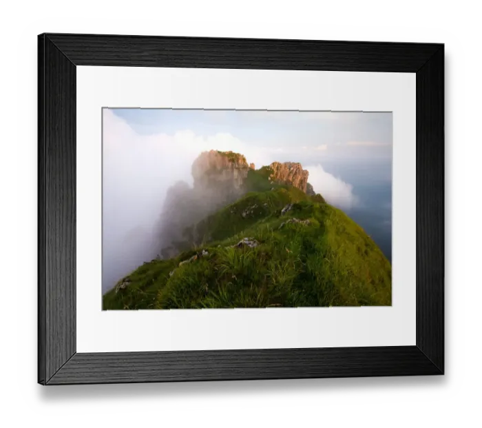 Framed Print : Mountain Gronas summit, Menaggio, Italy Framed Print : Mountain Gronas summit, Menaggio, Italy