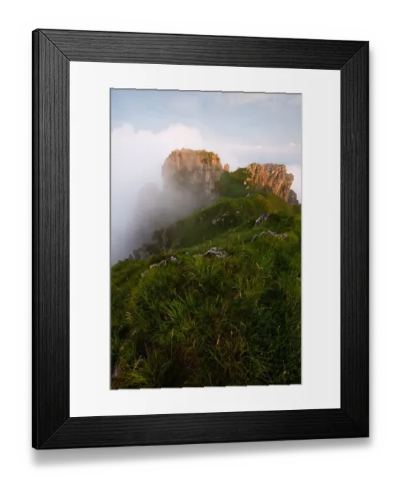 Framed Print : Mountain Gronas summit, Menaggio, Italy Framed Print : Mountain Gronas summit, Menaggio, Italy
