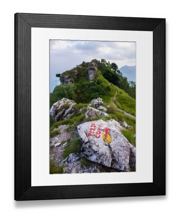 Framed Print : Pizzo Coppa view point on mountain Grona, Menaggio Framed Print : Pizzo Coppa view point on mountain Grona, Menaggio