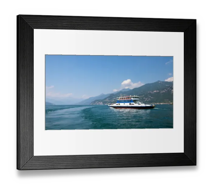 Framed Print : Lake Como boat cruise, Italy Framed Print : Lake Como boat cruise, Italy