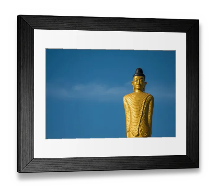 Framed Print : Rakhine Buddha Statue in Mrauk-U Framed Print : Rakhine Buddha Statue in Mrauk-U