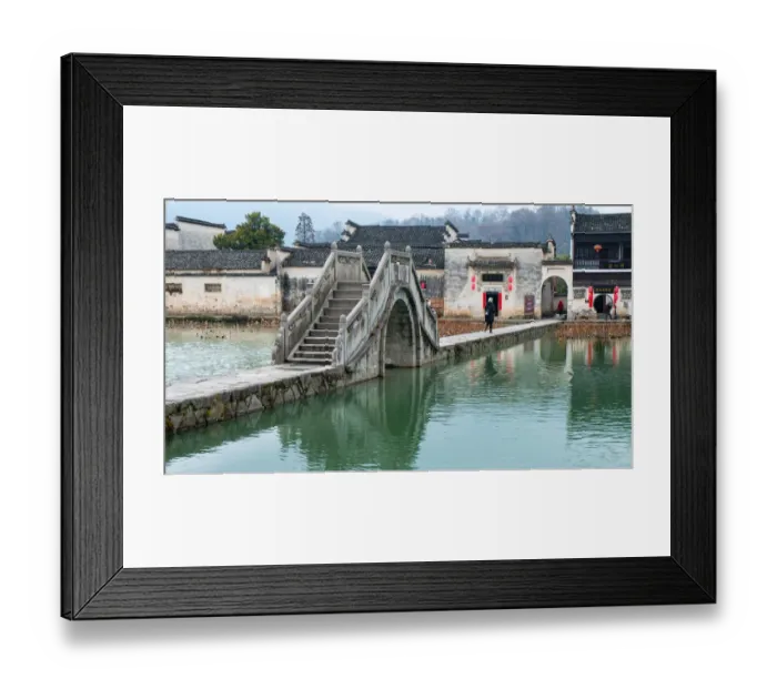 Framed Print : Ancient stone bridge of Hongchun Framed Print : Ancient stone bridge of Hongchun