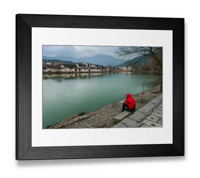 Framed Print : Hongchun, Anhui, China Framed Print : Hongchun, Anhui, China
