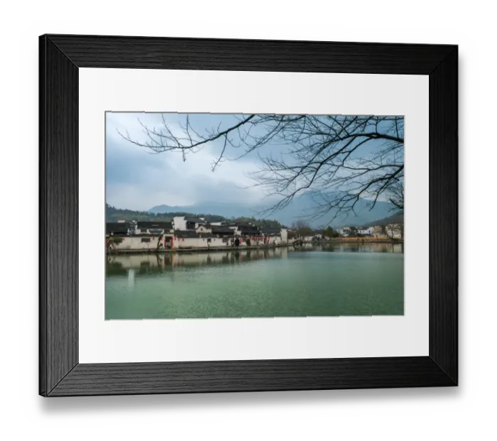 Framed Print : Hongchun, Anhui, China Framed Print : Hongchun, Anhui, China