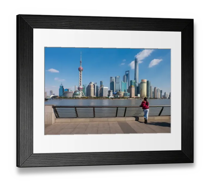 Framed Print : Landmark of Shanghai Framed Print : Landmark of Shanghai