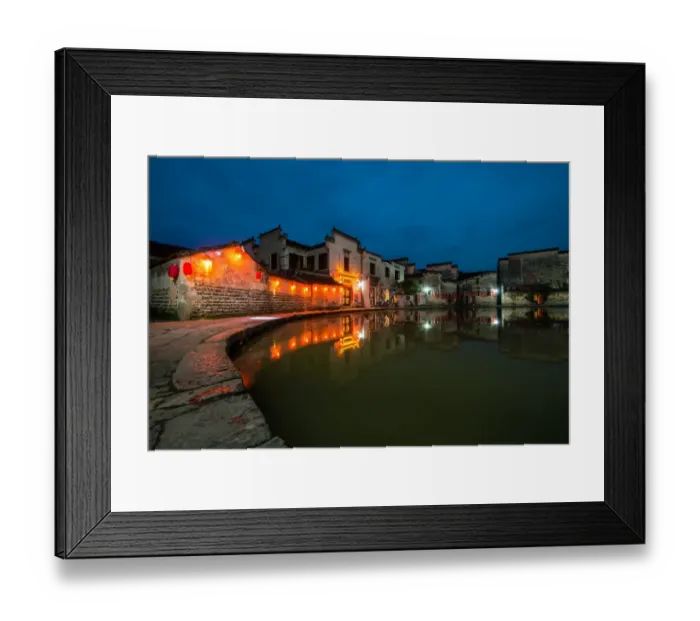 Framed Print : Hongchun, Anhui, China
