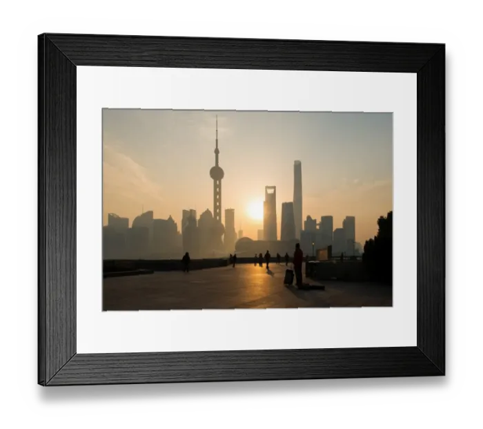 Framed Print : The Bund, Shanghai Framed Print : The Bund, Shanghai
