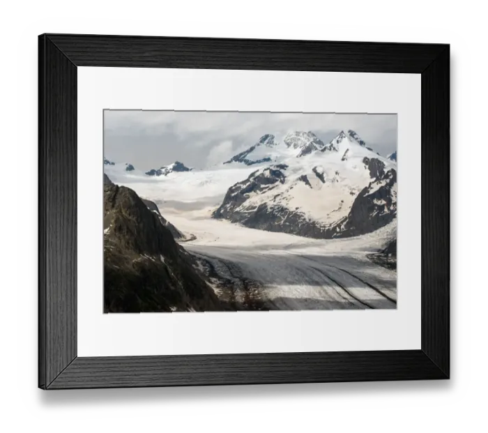 Framed Print : Aletsch Glacier