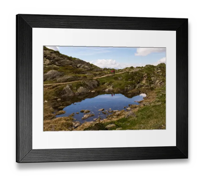 Framed Print : Bettmerhorn Variante trekking route, Switzerland Framed Print : Bettmerhorn Variante trekking route, Switzerland