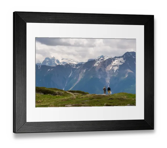 Framed Print : Bettmerhorn Variante trekking route, Switzerland Framed Print : Bettmerhorn Variante trekking route, Switzerland