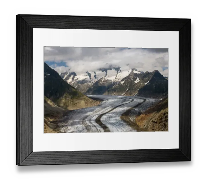 Framed Print : Aletsch Glacier, Switzerland Framed Print : Aletsch Glacier, Switzerland