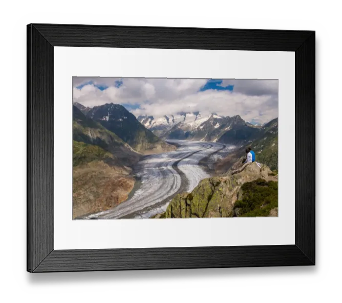 Framed Print : Aletsch Glacier, Switzerland Framed Print : Aletsch Glacier, Switzerland