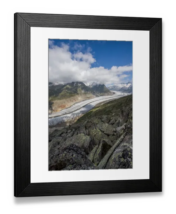 Framed Print : Aletsch Glacier, Switzerland Framed Print : Aletsch Glacier, Switzerland