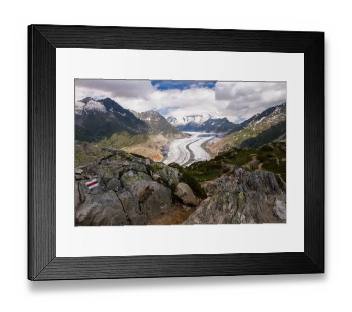 Framed Print : Aletsch Glacier, Switzerland Framed Print : Aletsch Glacier, Switzerland