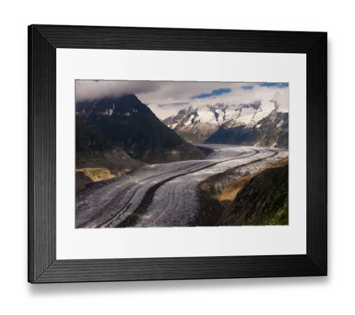 Framed Print : Aletsch Glacier, Switzerland Framed Print : Aletsch Glacier, Switzerland