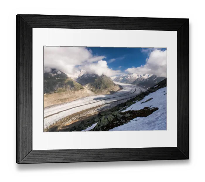 Framed Print : Aletsch Glacier, Switzerland Framed Print : Aletsch Glacier, Switzerland