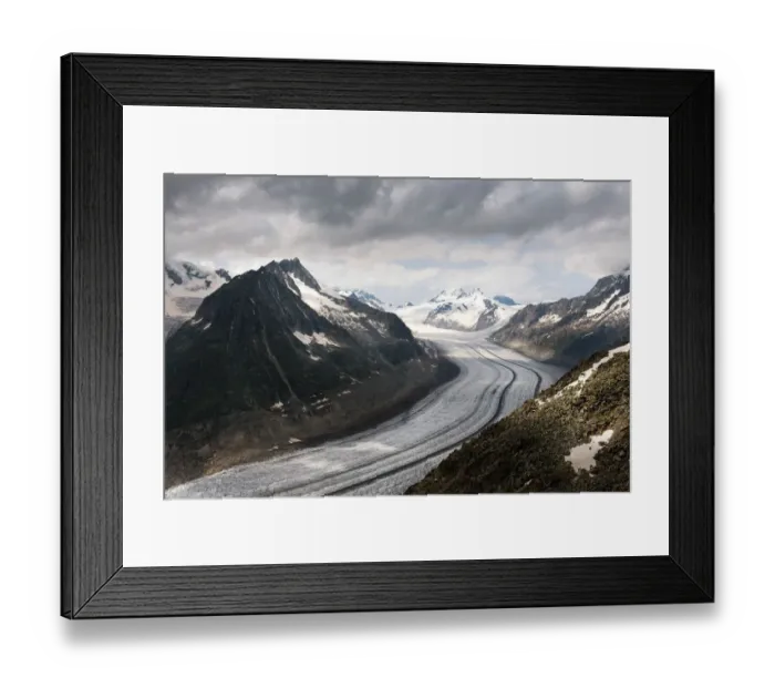 Framed Print : Aletsch Glacier, Switzerland Framed Print : Aletsch Glacier, Switzerland